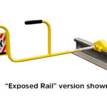 Ergonomic “A-1” Single Chock with Flag – Flush Rail