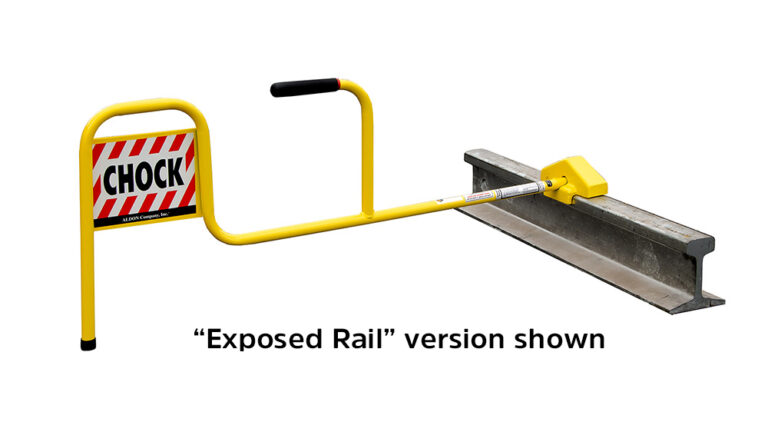 Ergonomic “A-1” Single Chock with Flag – Flush Rail
