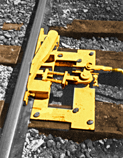 Wheel Crowder I, Derail Asst. for (Right Throw) Retractable Derails