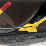 Transit Car Urethane Double Chock-Flush Rail