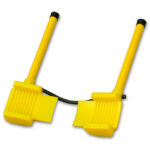 4015-44 underside of urethane small wheel chock