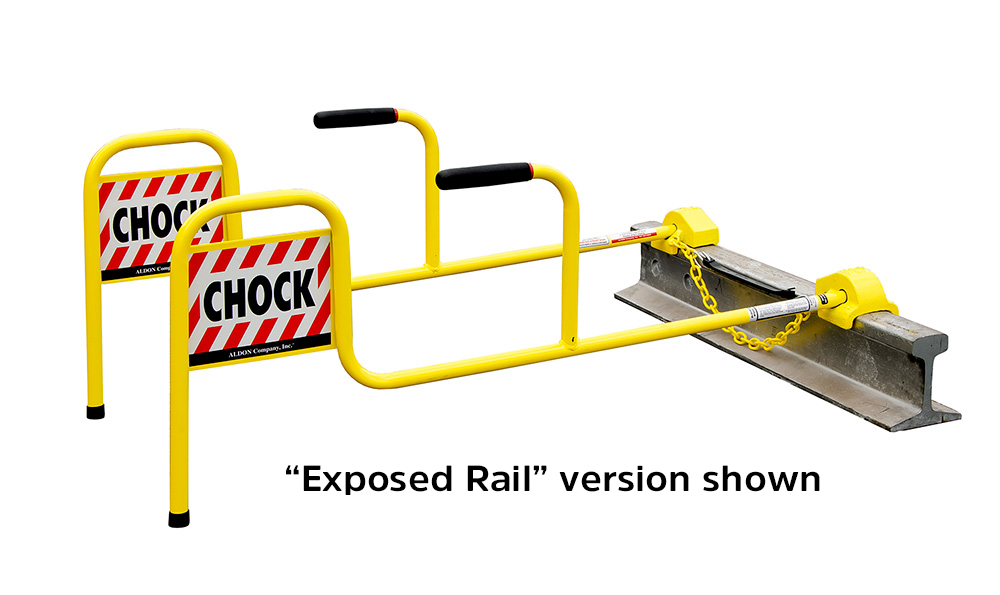 Ergonomic “C-1” Double Chock with Flag – Flush Rail