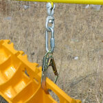 Aldon railroad 2 man carry pole for derails, rerailers, track MOW