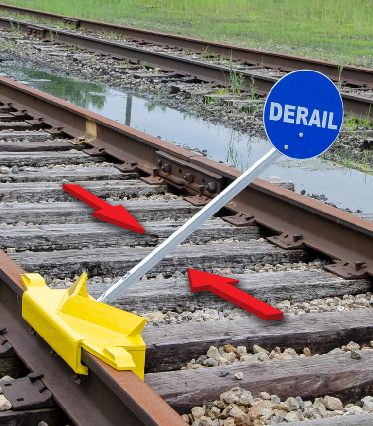 Item #: 4014-08-S SaberTooth® Portable 2-way Locomotive Derail