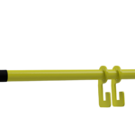 Flush Rail Car Stop Carrying Pole