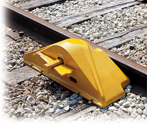Aldon burlington style railroad rerailers for rerailing rail cars